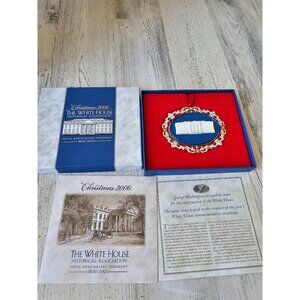 White House 200th anniversary ornament George Washington president Americana Xma